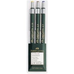 Stiftset Faber-Castell Tk-Fine Green - 3 Stifte Stiftset Faber-Castell Tk-Fine Green - 3 Stifte