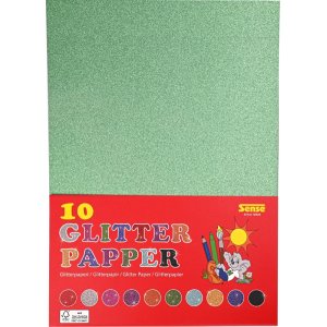 Glitzerpapier FSC® A4 - 10 Farben Glitzerpapier FSC® A4 - 10 Farben