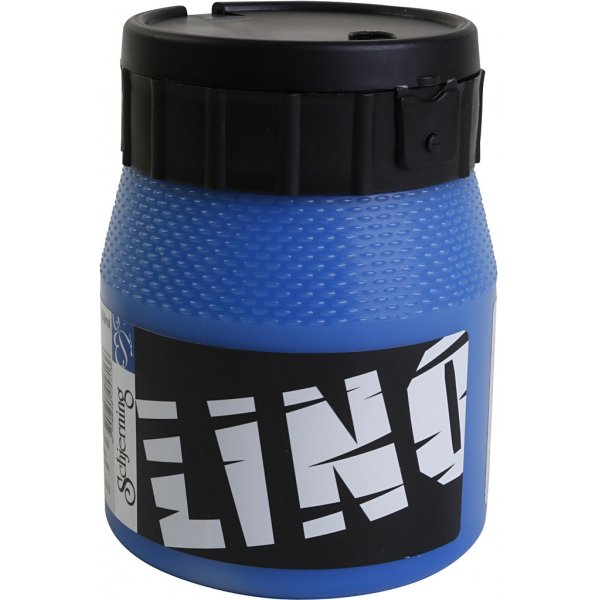 Linoleumfarbe - Blau - 250 ml Linoleumfarbe - Blau - 250 ml