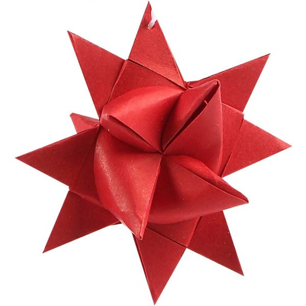 Sternstreifen - rot - Ø4,5 cm, 500 Streifen Sternstreifen - rot - Ø4,5 cm, 500 Streifen