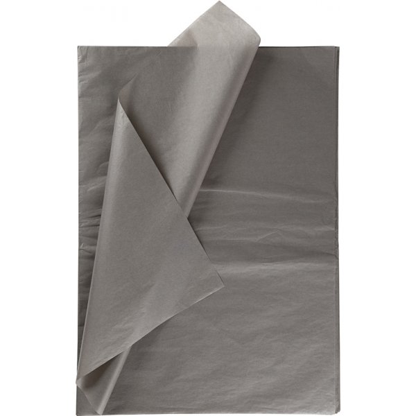 Seidenpapier - dunkelgrau - 50 x 70 cm - 14 g - 25 Blatt Seidenpapier - dunkelgrau - 50 x 70 cm - 14 g - 25 Blatt