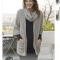 Kundenbild DROPS Alpaca Boucl� Mix Garn - 50 g - Braun (0602)