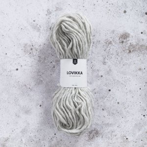 Lovikka-Garn 100g - Hellgrau