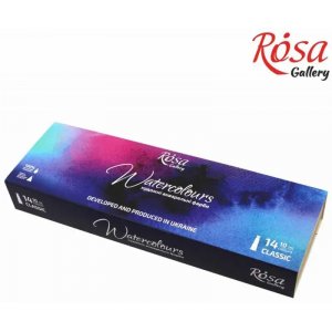 Aquarellfarben-Set ROSA Gallery - Holzbox 14 x 10 ml Aquarellfarben-Set ROSA Gallery - Holzbox 14 x 10 ml