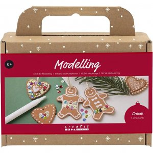 DIY-Kit - Weihnachtsdekorationstorten aus Modelliermasse DIY-Kit - Weihnachtsdekorationstorten aus Modelliermasse