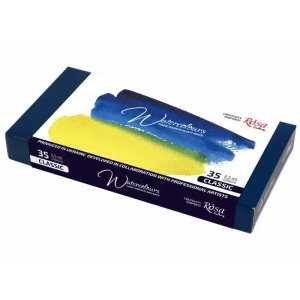 Aquarellfarben-Set ROSA Gallery - Metalldose 35 x 2,5 ml Aquarellfarben-Set ROSA Gallery - Metalldose 35 x 2,5 ml