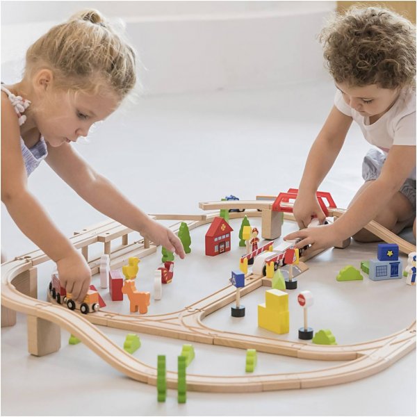 VIGA Eisenbahn und Stadt - 90 Teile VIGA Eisenbahn und Stadt - 90 Teile