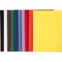 Velourspapier - gemischte Farben - A4 - 10 Blatt