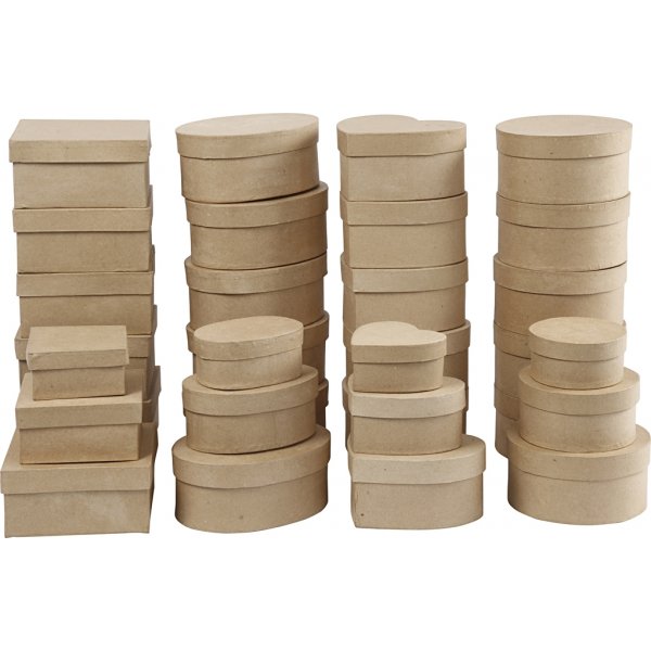 Asche - Pappmaché - 72 Stk Asche - Pappmaché - 72 Stk