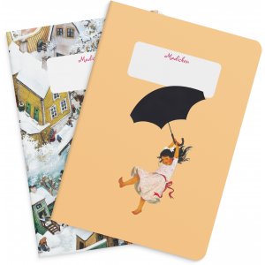 Notizbuch Madicken Astrid Lindgren & Ilon Wikland liniert - 2er-Pack Notizbuch Madicken Astrid Lindgren & Ilon Wikland liniert - 2er-Pack