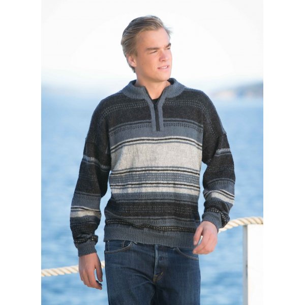 Strickmuster - Herrenpullover