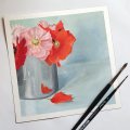 Kundenbild Aquarellblock Heißgepresste Bögen 300g - 20x20 cm