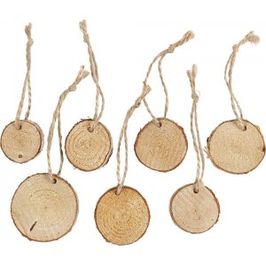 Holzbretter mit Schnur - 7 Stk Holzbretter mit Schnur - 7 Stk