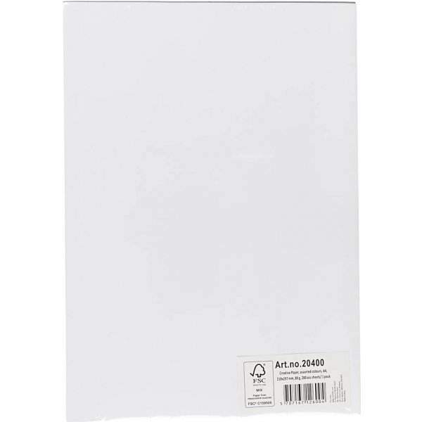 Kreativpapier - gemischte Farben - A4 - 280 Stk Kreativpapier - gemischte Farben - A4 - 280 Stk