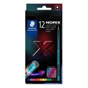 NORIX Buntstifte, verschiedene Farben - 12er-Packung NORIX Buntstifte, verschiedene Farben - 12er-Packung