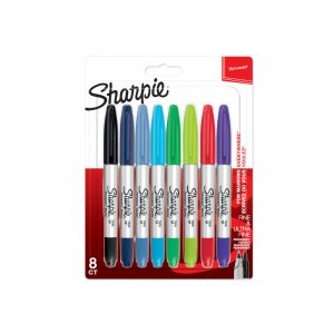 Faserstift-Set Sharpie Twintip - Permanentmarker - Verschiedene Farben - 8-tlg Faserstift-Set Sharpie Twintip - Permanentmarker - Verschiedene Farben - 8-tlg