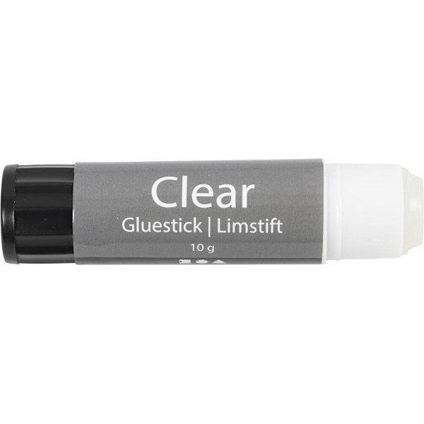 Klarer Klebestift - Rund - 10 g - 2 Stk Klarer Klebestift - Rund - 10 g - 2 Stk