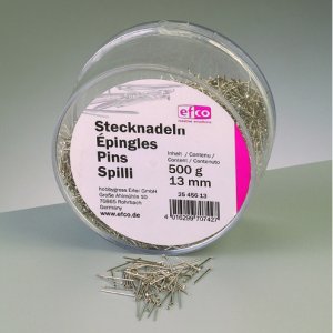 Knopfnadel 13 mm - vernickeltes 500 g Eisen Knopfnadel 13 mm - vernickeltes 500 g Eisen