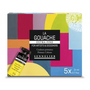 Gouachefarbe Sennelier X-Fine Set 5x21ml