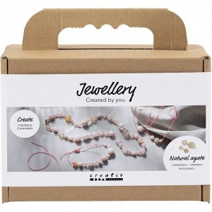 DIY Kit - Achat Schmuck - Rosa DIY Kit - Achat Schmuck - Rosa