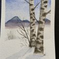 Kundenbild Aquarellblock, geklebt, kaltgepresst, B�gen, 300 g - A5