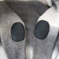 Kundenbild Team Patches Nappaleder schwarz 2 Stk