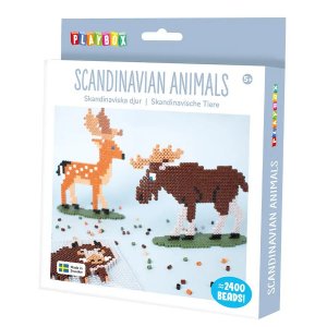 Perlenset Skandinavische Tiere - Komplettes Bastelset Perlenset Skandinavische Tiere - Komplettes Bastelset