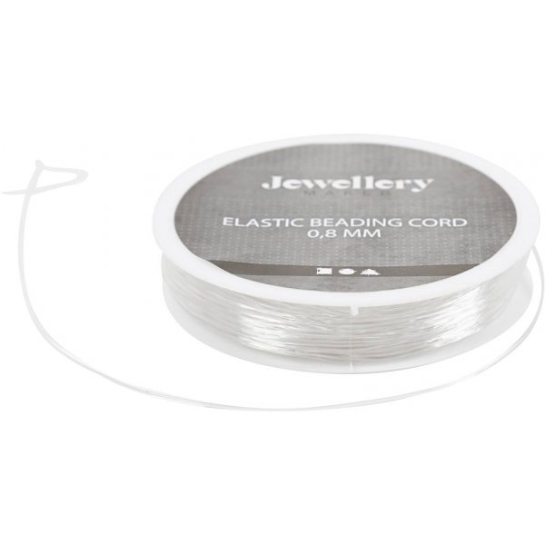 Elastischer Schmuckfaden - Ø0,8 mm - rund - 10 m Elastischer Schmuckfaden - Ø0,8 mm - rund - 10 m