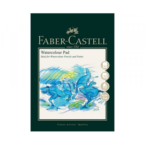 Aquarellblock Faber-Castell 300gr Spirale - A3