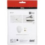 Mini DIY Kit Hkeln - wei - Schneeflocken