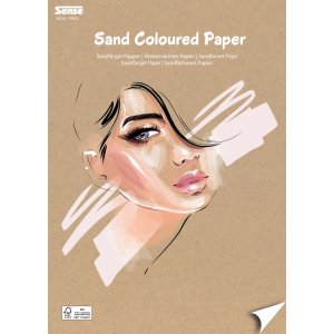 Sandfarbenes Papier A4, 120 g, 30 Blatt, FSC®-zertifiziert Sandfarbenes Papier A4, 120 g, 30 Blatt, FSC®-zertifiziert