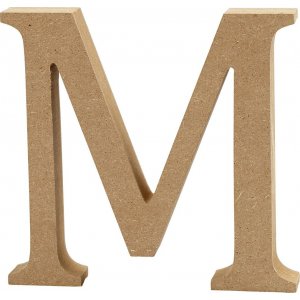 Buchstabe - 13 x 2 cm - M Buchstabe - 13 x 2 cm - M