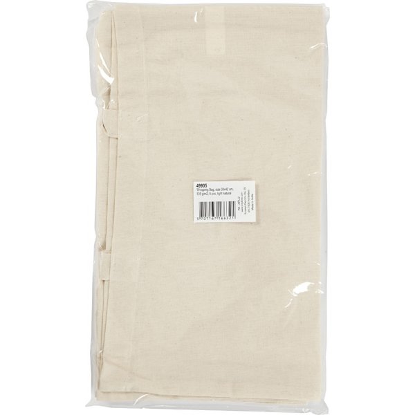 Textiltasche - helle Natur - 38x42 cm - 5 Stk Textiltasche - helle Natur - 38x42 cm - 5 Stk