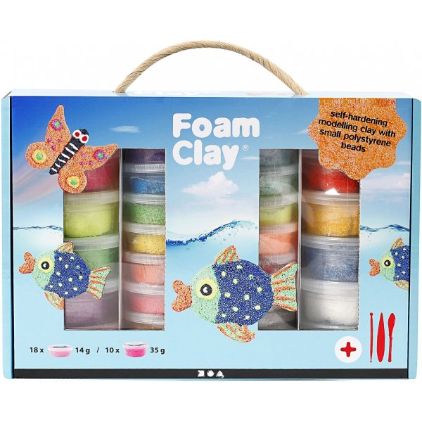 Foam Clay Geschenkbox - gemischte Farben