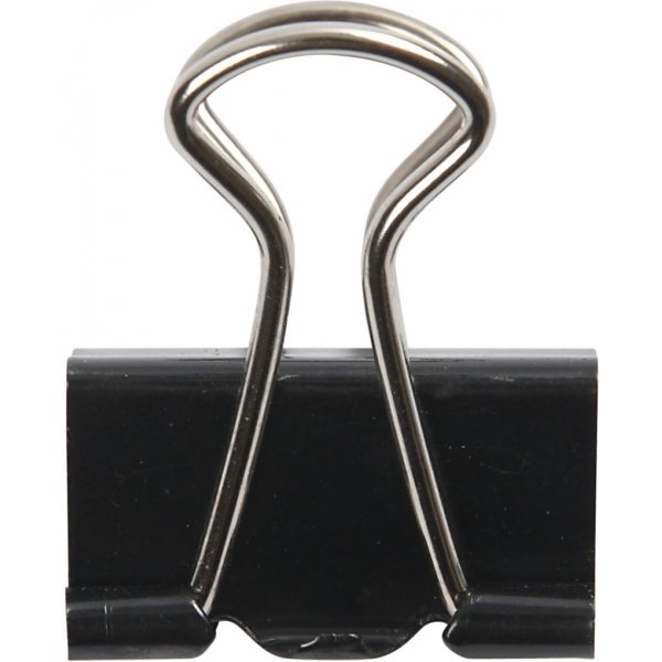 Clips - schwarz - 19 mm - 40 Stk Clips - schwarz - 19 mm - 40 Stk