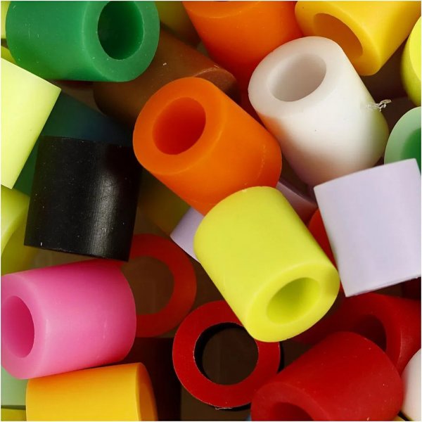 NABBI Tube Perlen Jumbo 550 Stück - Komplementärfarben NABBI Tube Perlen Jumbo 550 Stück - Komplementärfarben