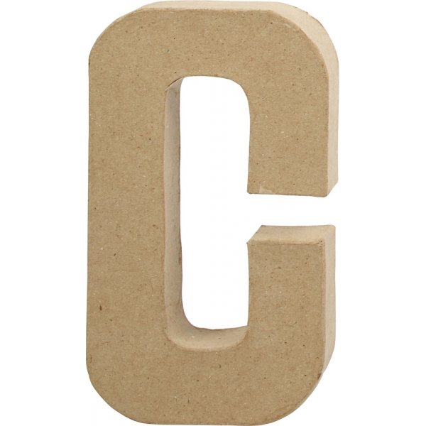 Pappbuchstabe - C - 5 cm