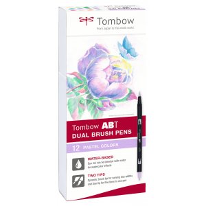 Tombow ABT Dual Brush Pen Pastell 12er-Pack Tombow ABT Dual Brush Pen Pastell 12er-Pack