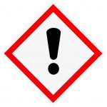 Gefahrenpiktogramm - schädlich Gefahrenpiktogramm - schädlich