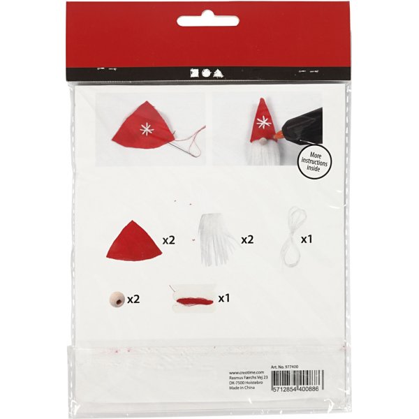 Mini-DIY-Set - hängende Weihnachtsmänner Mini-DIY-Set - hängende Weihnachtsmänner