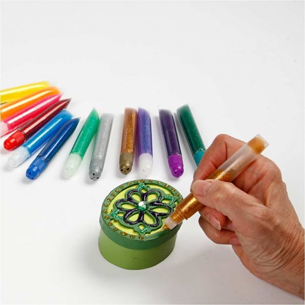 Glitzerkleber - 12 x 10 ml Glitzerkleber - 12 x 10 ml