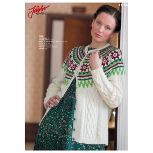 Strickanleitung - Strickjacke mit Muster Strickanleitung - Strickjacke mit Muster