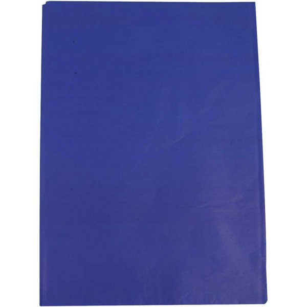 Seidenpapier - blau - 50 x 70 cm - 14 g - 25 Blatt Seidenpapier - blau - 50 x 70 cm - 14 g - 25 Blatt