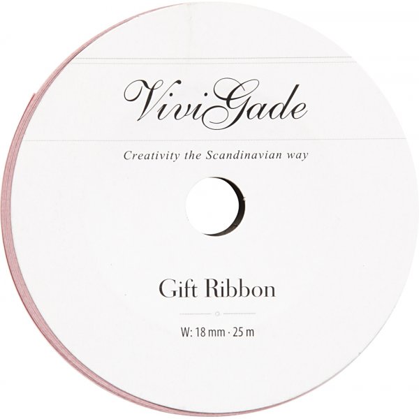 Geschenkband - hellrot - matt - 25 m Geschenkband - hellrot - matt - 25 m