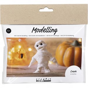 Mini-DIY-Kit - Modellieren einer Halloween-Mumie Mini-DIY-Kit - Modellieren einer Halloween-Mumie