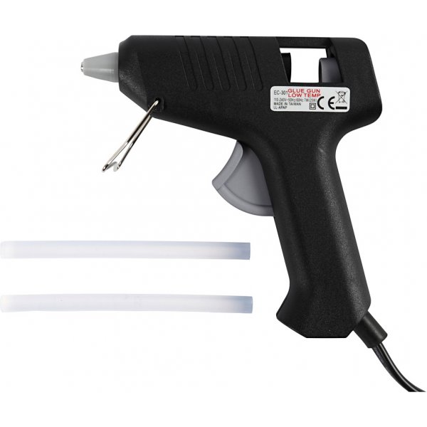 Heißklebepistolen mit Kleber -130 °C - Niedrige Temperatur - Set mit 6 Pistolen und 200 Klebesticks Heißklebepistolen mit Kleber -130 °C - Niedrige Temperatur - Set mit 6 Pistolen und 200 Klebesticks