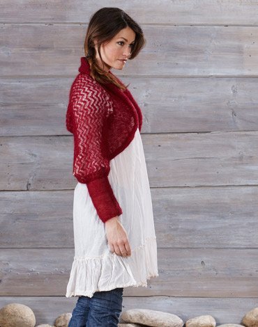 Strickanleitung - Muster gestrickter Bolero Strickanleitung - Muster gestrickter Bolero