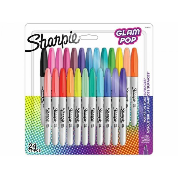 Sharpie Permanentmarker - Glam Pop - 24er-Pack