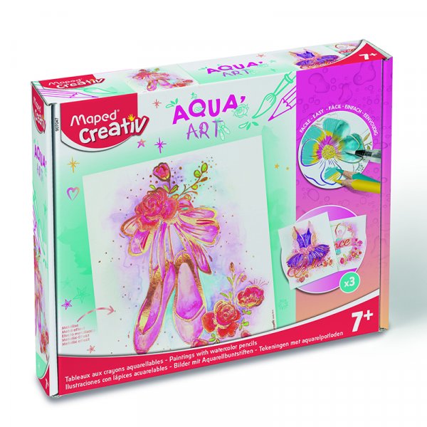 Buntstiftset - Maped - Aquarellmalerei (ab 7 Jahren)