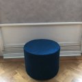 Kundenbild Polyestersamt 150 cm - Dunkelblau